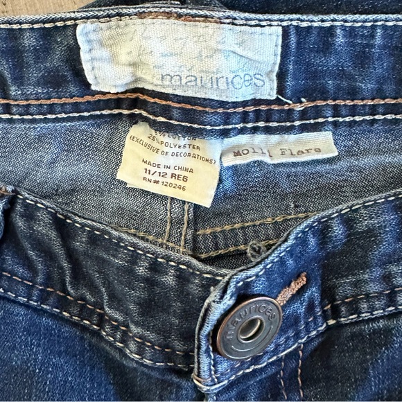 Maurice’s Molli Flare Jeans, Size 11/12 Reg - Picture 5 of 6